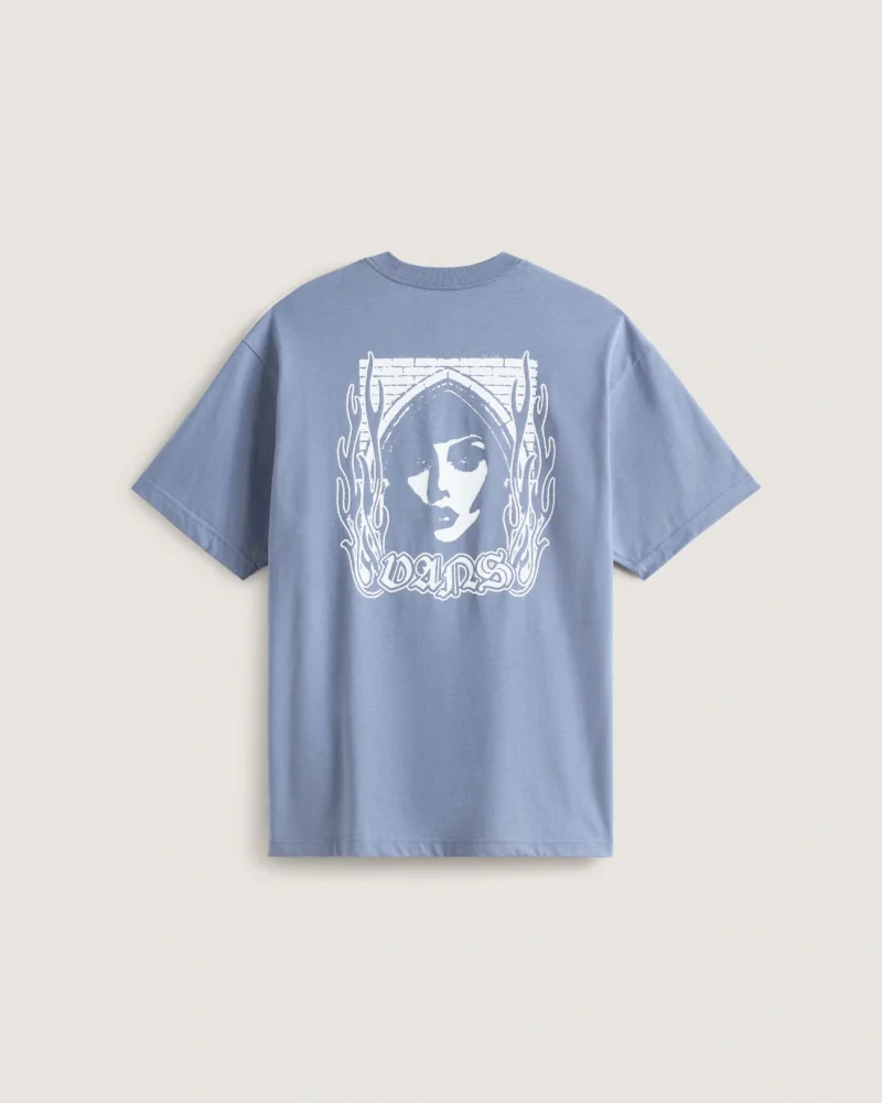 VANS - חולצת טי קצרה MISTY EYES – V00W01FOI – glacial-slate – 1