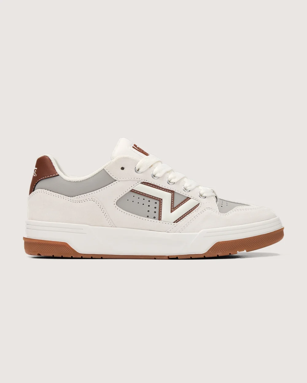 VANS - נעלי סניקרס Upland – V00D6FJVY – tri-tone-blanc-de-blanc – 2