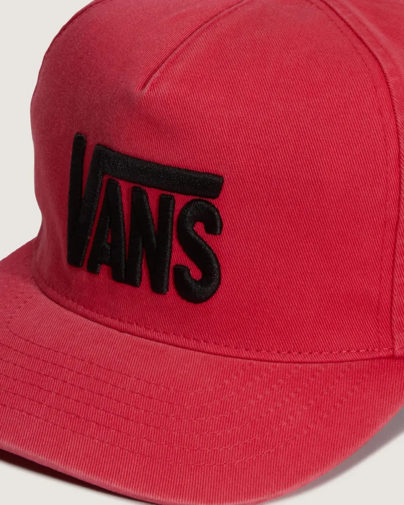 VANS - כובע מצחיה Stretch Logo – V00W12FO9 – crimson-haze – 2