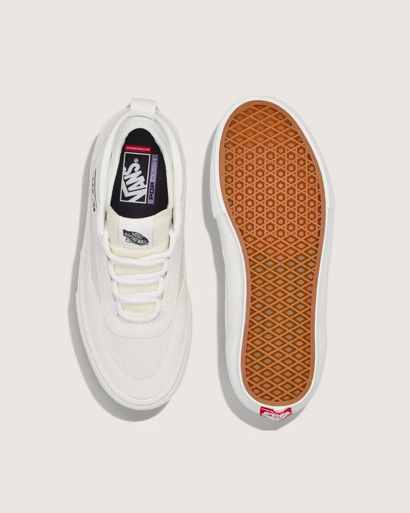 VANS - נעלי סקייט Skate Safe – V00EG9JVY – blanc-de-blanc – 1