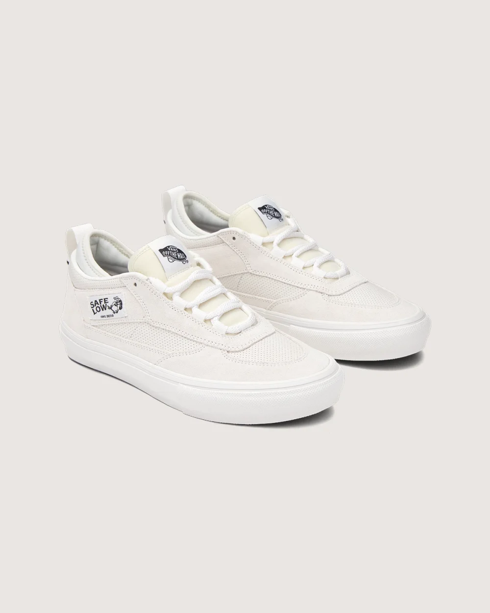 VANS - נעלי סקייט Skate Safe – V00EG9JVY – blanc-de-blanc – 2