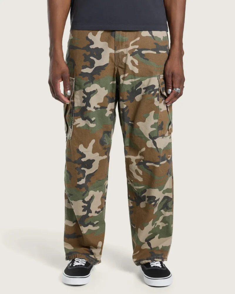 VANS - מכנס קרגו ארוך Para Baggy AOP – V00W98HBP – aluminum-camo – 1