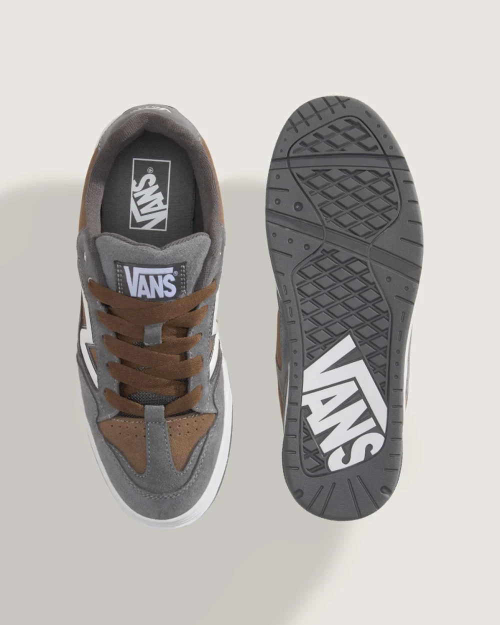 VANS - נעלי סניקרס Upland – V00D6FBW2 – 2-tone-brown-brown – 2