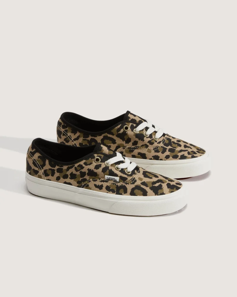 VANS - נעלי סניקרס Authentic – V00D6GGR4 – leopard-black-incense – 1