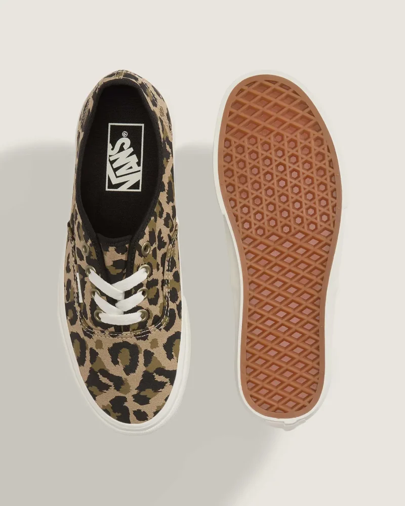 VANS - נעלי סניקרס Authentic – V00D6GGR4 – leopard-black-incense – 2
