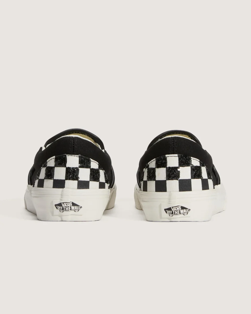 VANS - נעלי סניקרס Classic Slip-On – V00D6Y705 – beaded-checkerboard – 3