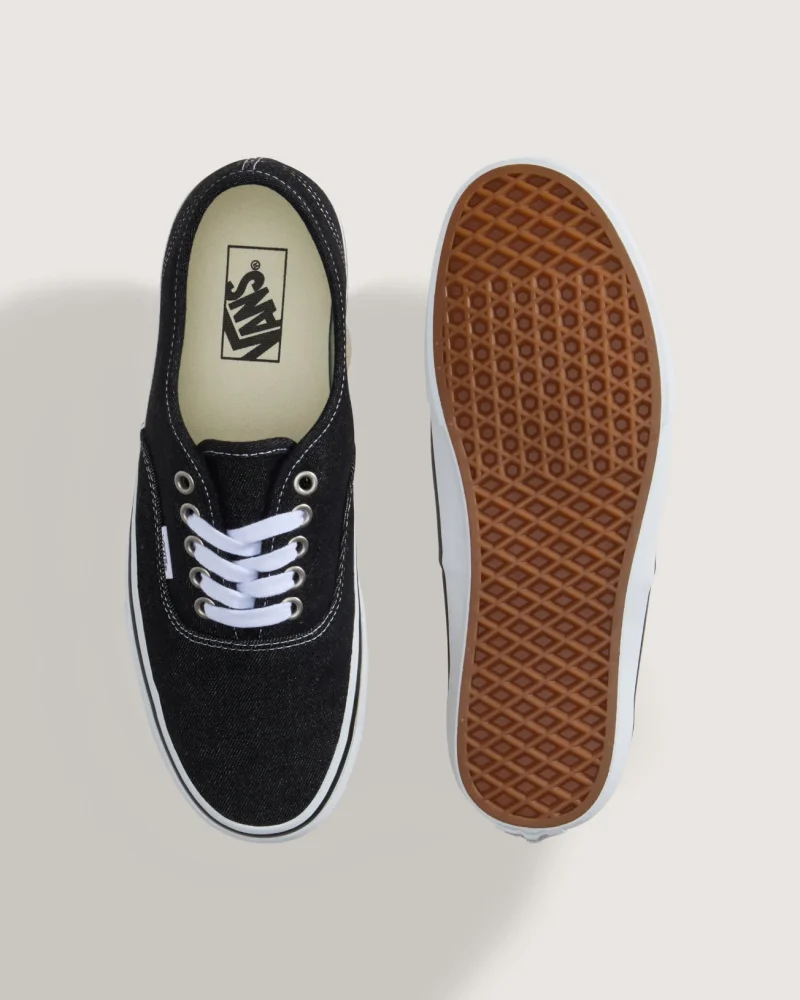 VANS - נעלי סניקרס Authentic – V00D7YBA2 – denim-black-white – 2