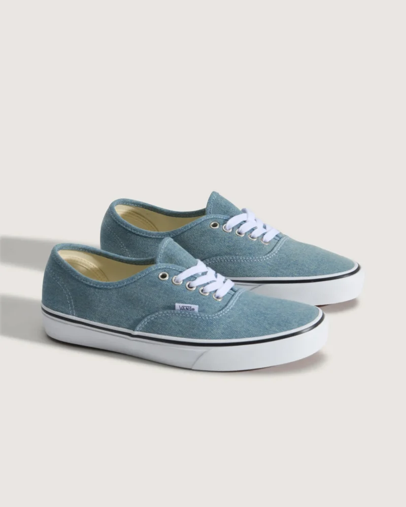 VANS - נעלי סניקרס Authentic – V00D7YY6Z – denim-blue-white – 1