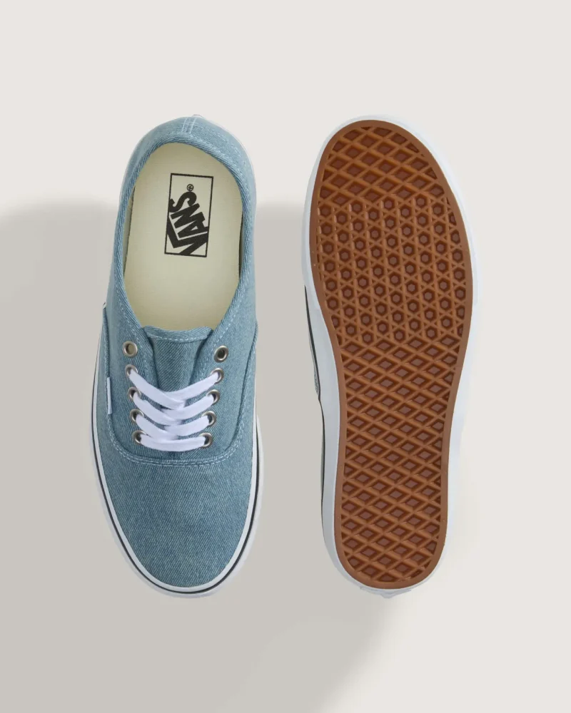 VANS - נעלי סניקרס Authentic – V00D7YY6Z – denim-blue-white – 2
