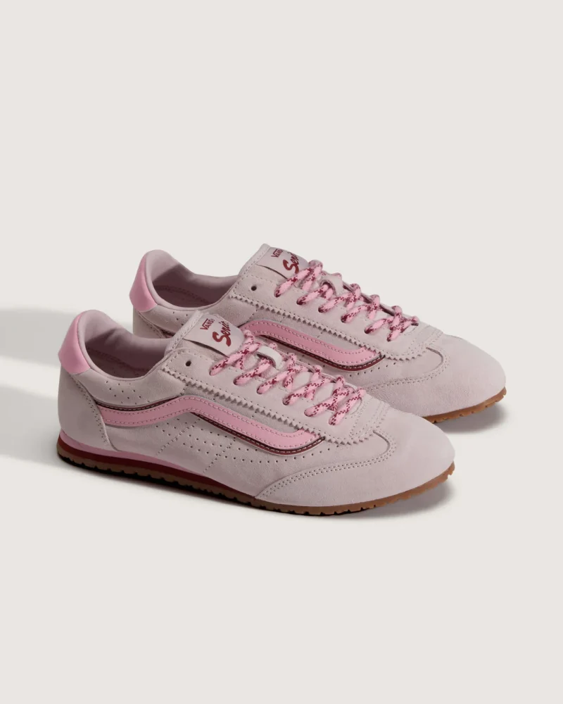 VANS - נעלי סניקרס Super Lowpro – V00D8TGSF – laces-pale-petal-pink – 1