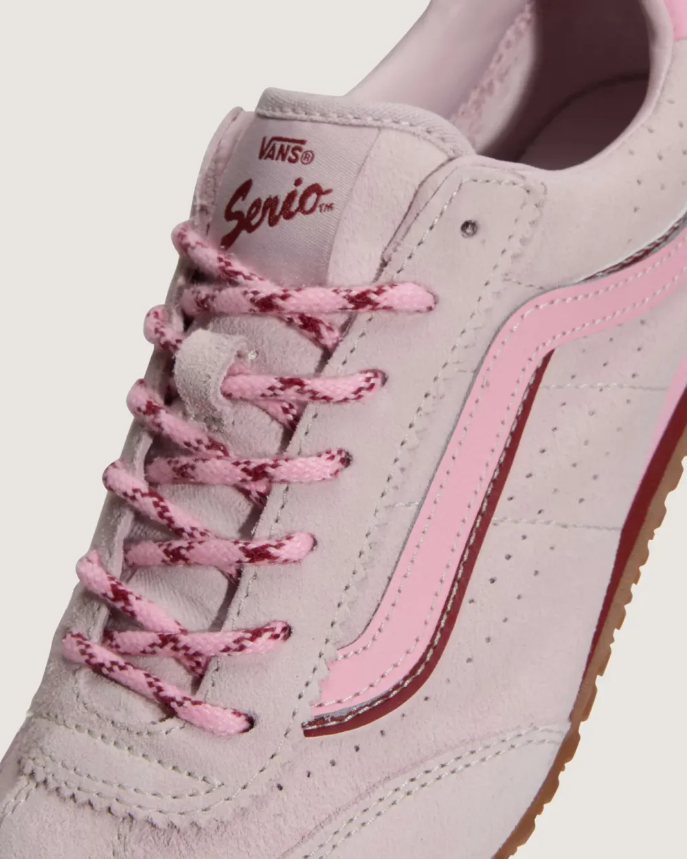 VANS - נעלי סניקרס Super Lowpro – V00D8TGSF – laces-pale-petal-pink – 4