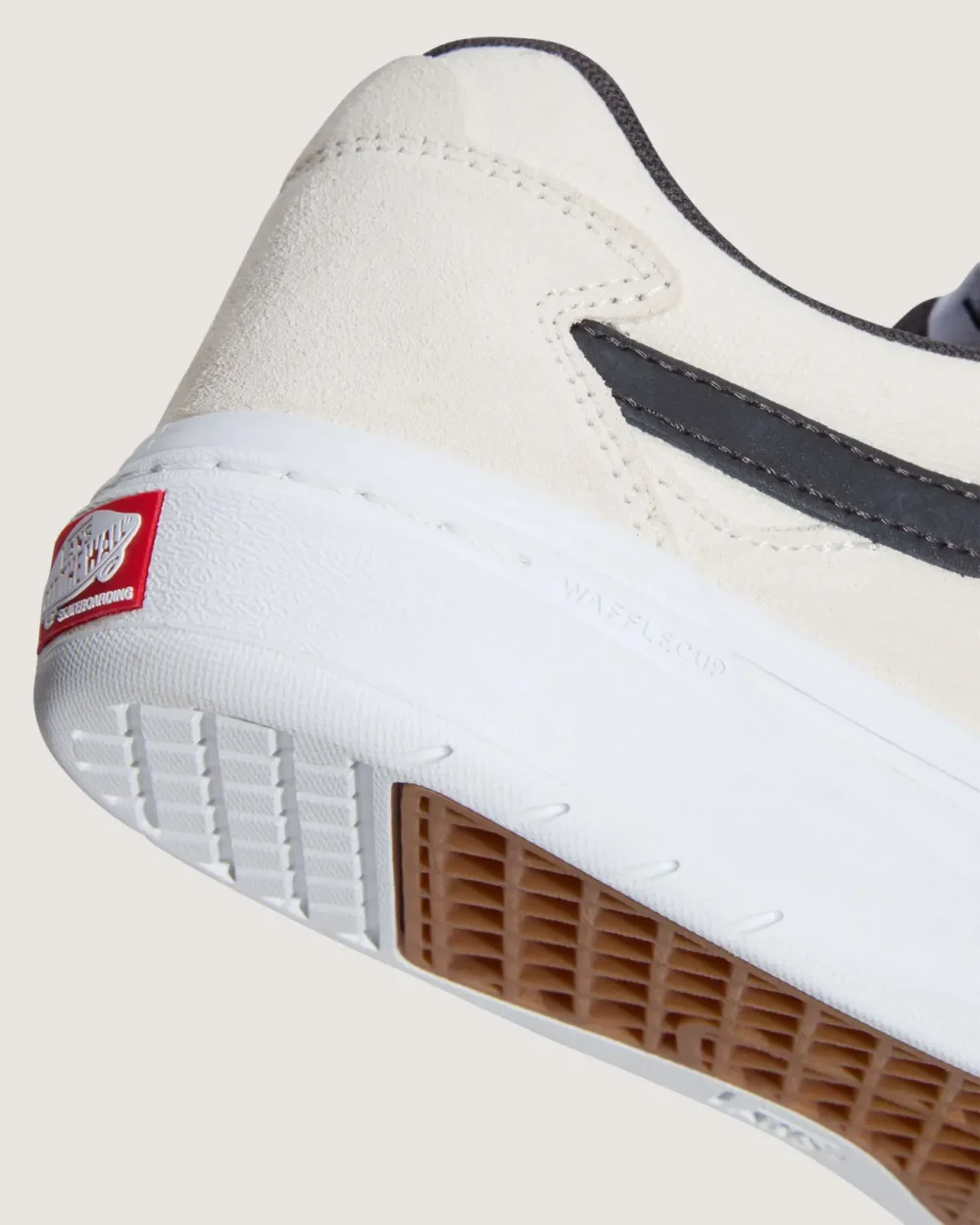 VANS - נעלי סניקרס Skate Kyle Walker Wafflecup – V00DA4XQL – white-gunmetal – 5
