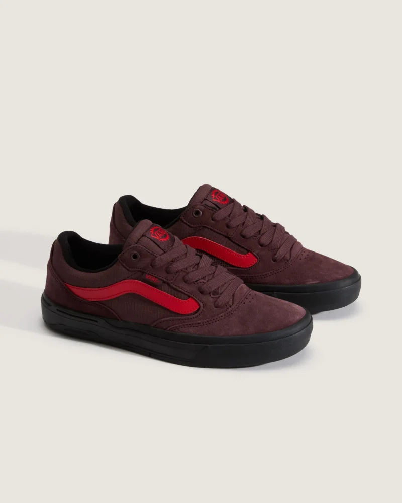 VANS - נעלי סניקרס BMX Proof Wafflecup – V00DCG1LB – brown-rio-red-black – 1