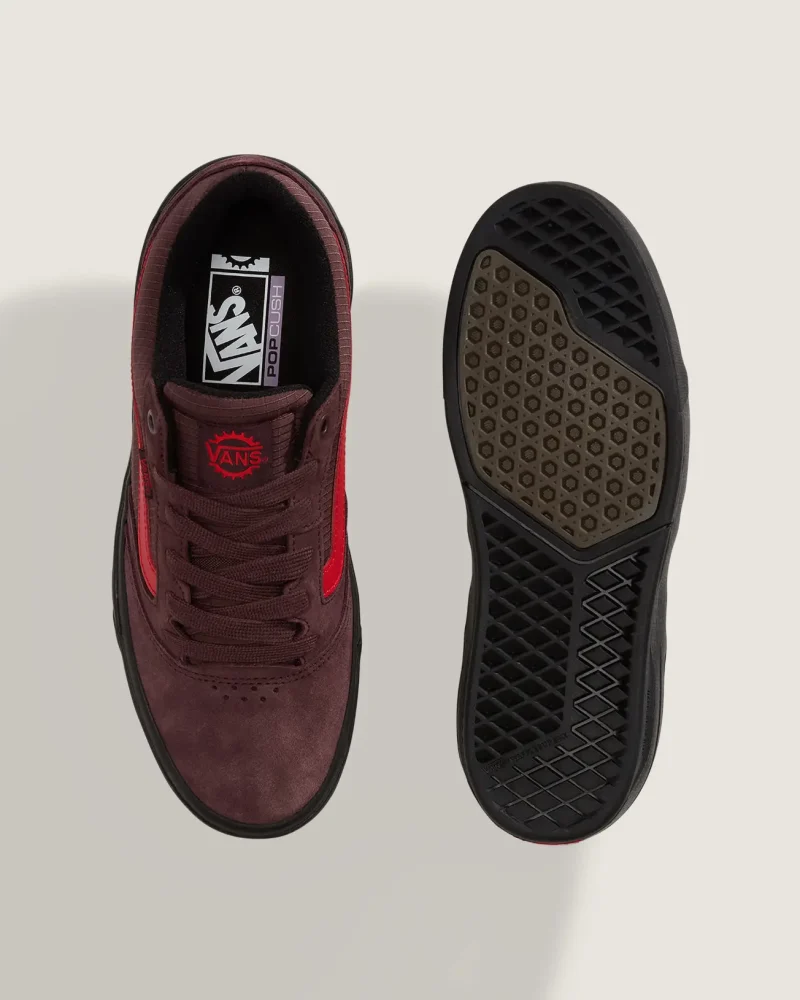 VANS - נעלי סניקרס BMX Proof Wafflecup – V00DCG1LB – brown-rio-red-black – 2