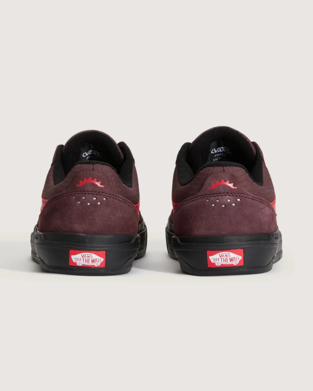 VANS - נעלי סניקרס BMX Proof Wafflecup – V00DCG1LB – brown-rio-red-black – 3