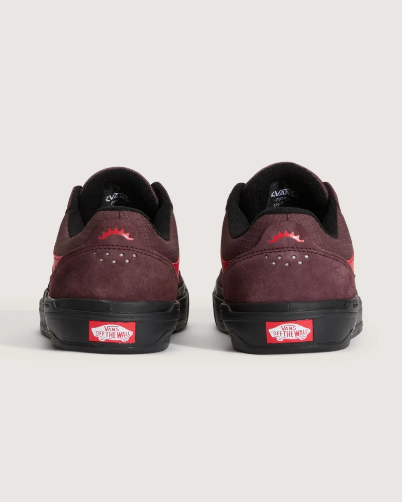 VANS - נעלי סניקרס BMX Proof Wafflecup – V00DCG1LB – brown-rio-red-black – 3
