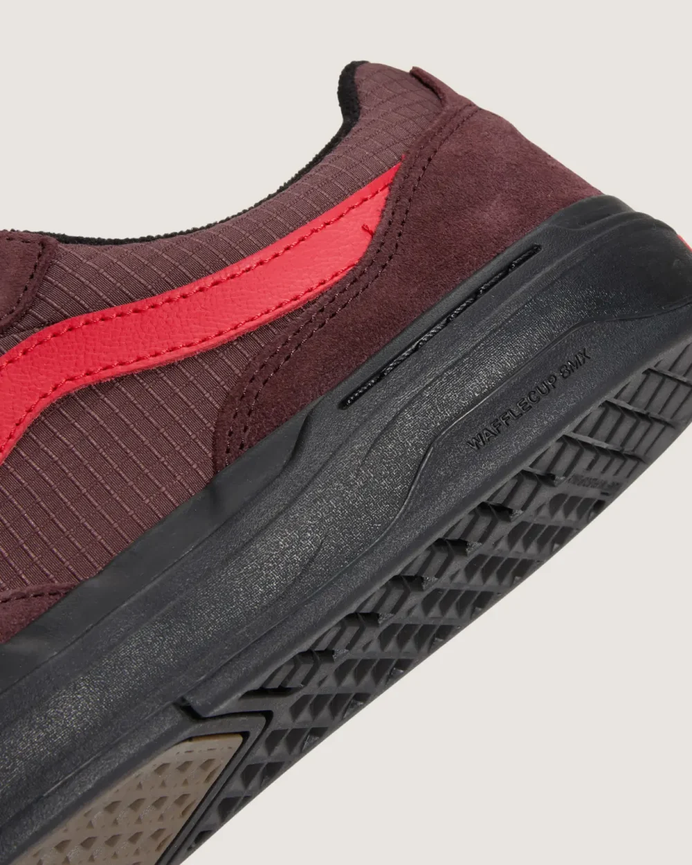 VANS - נעלי סניקרס BMX Proof Wafflecup – V00DCG1LB – brown-rio-red-black – 5