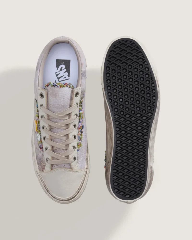 VANS - נעלי סניקרס Premium Old Skool 36 – V00E8V2N1 – souvenir-oatmeal – 2