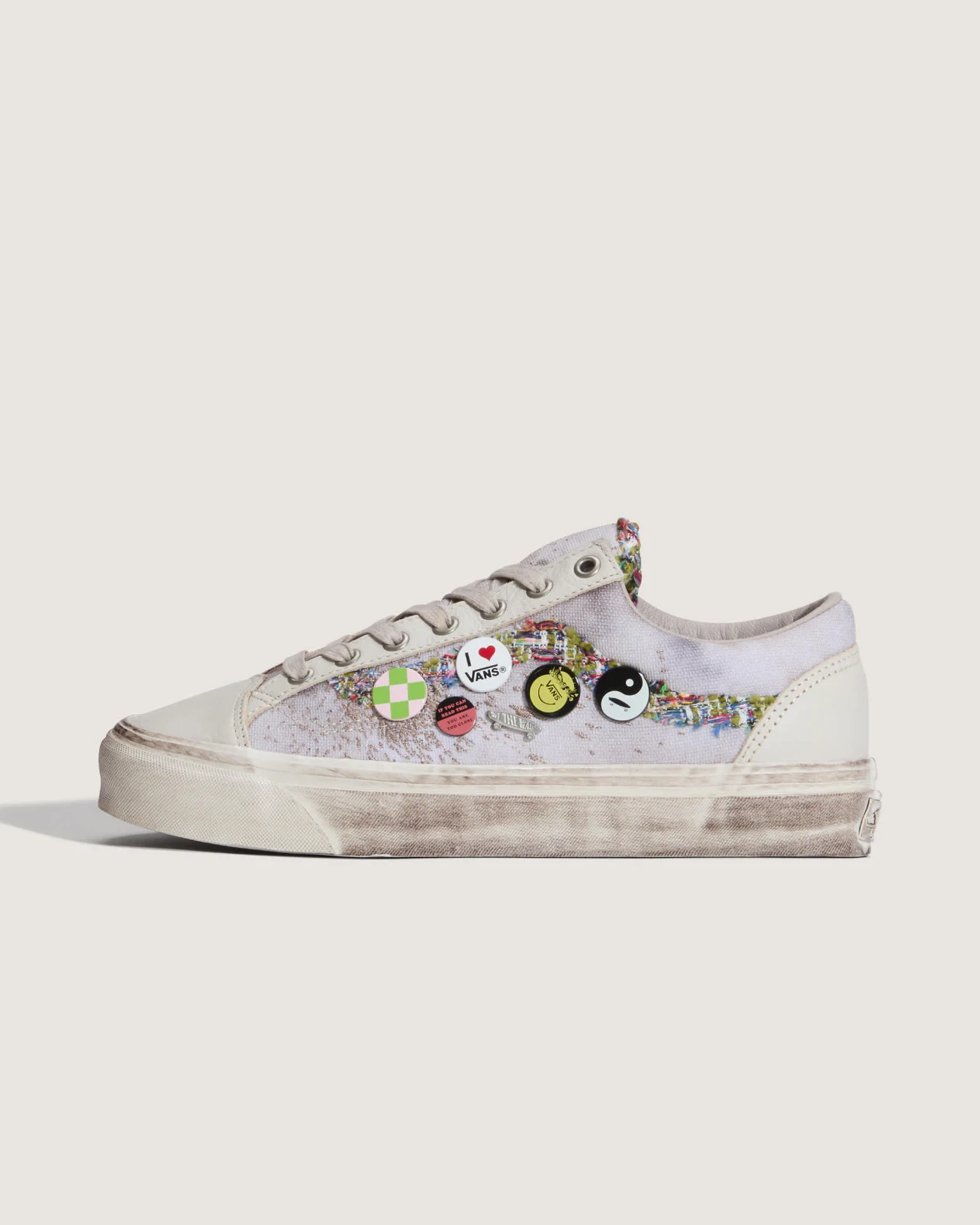 VANS - נעלי סניקרס Premium Old Skool 36 – V00E8V2N1 – souvenir-oatmeal – 1