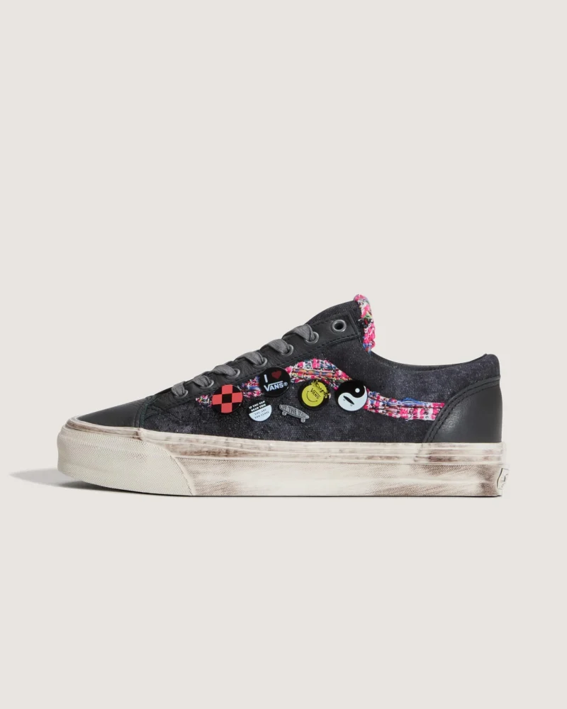 VANS - נעלי סניקרס Premium Old Skool 36 – V00E8VEMV – souvenir-faded-black – 1