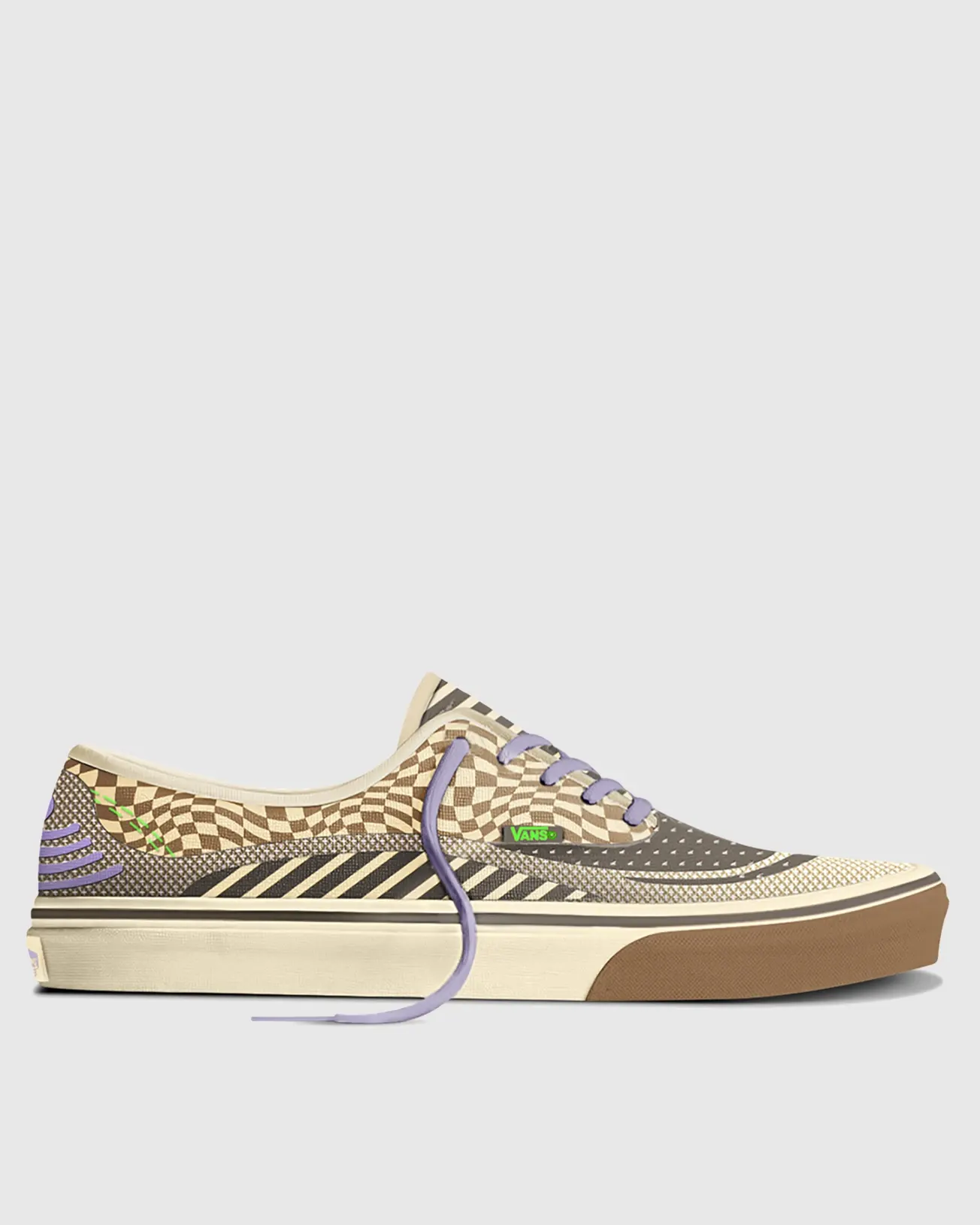 VANS - נעלי סניקרס LX Authentic 44 EK – V00EDTDWO – moto-knit-beige-brown – 1