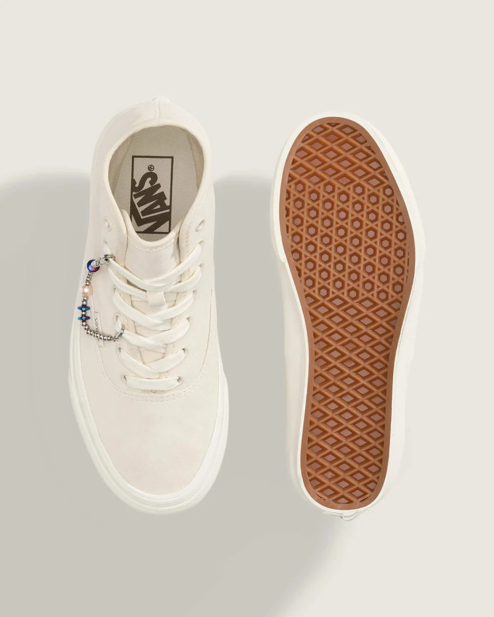 VANS - נעלי סניקרס Authentic Hi 2.0 – V00EKKIDD – charmed-turtledove-gold – 2