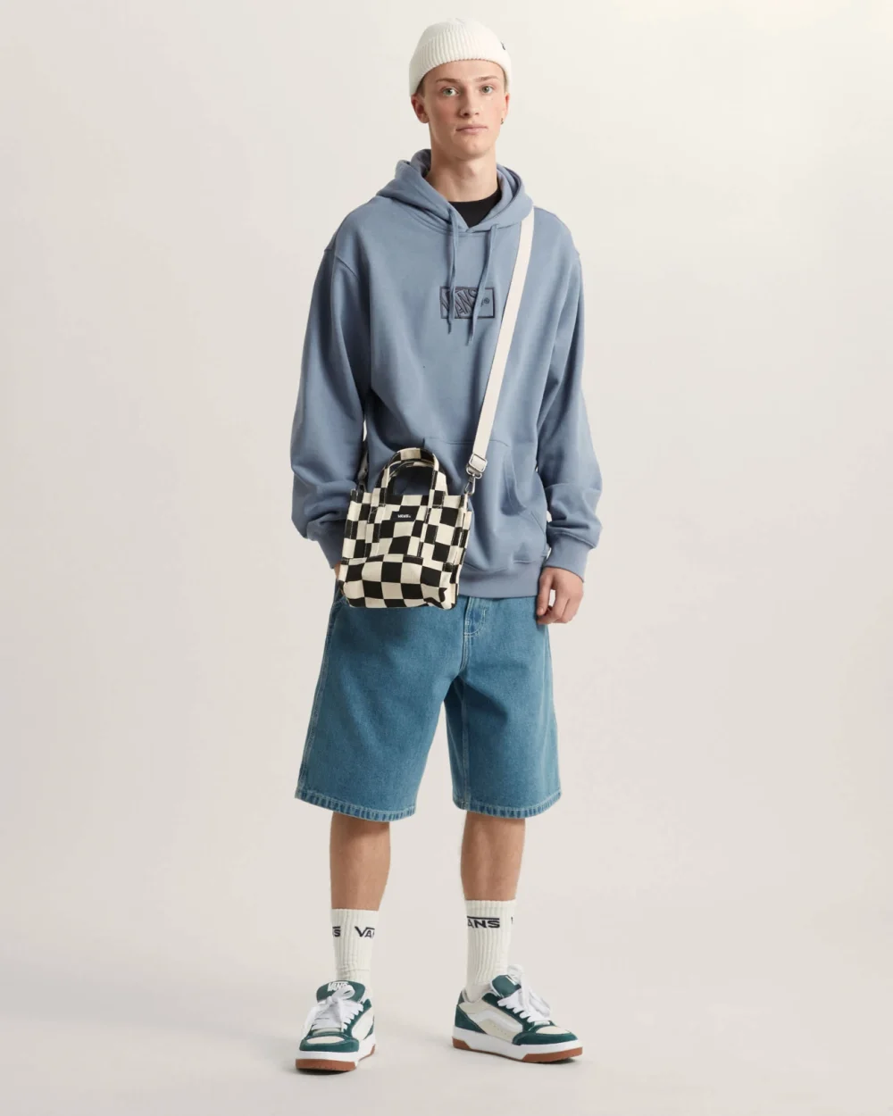 VANS - תיק צד Lil Pergs Tote – V00HRW3KS – antique-white – 4