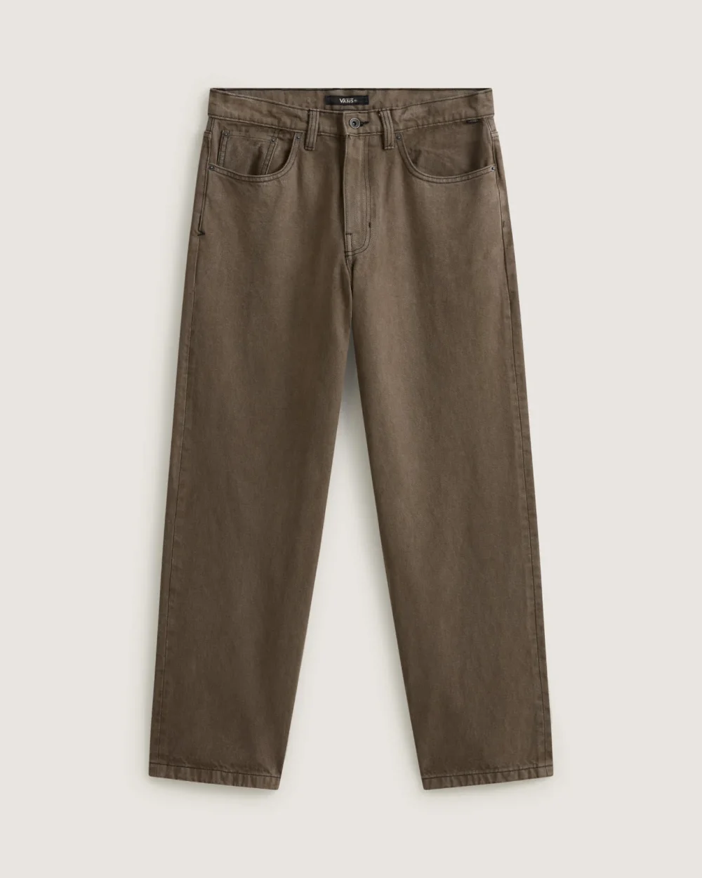 VANS - מכנס ג'ינס ארוך Check-5 Loose – V00PH61NU – walnut – 1