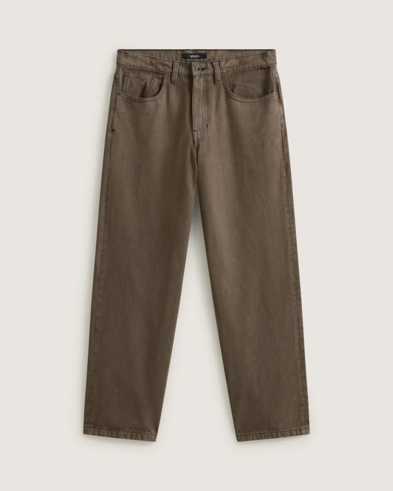 VANS - מכנס ג'ינס ארוך Check-5 Loose – V00PH61NU – walnut – 1