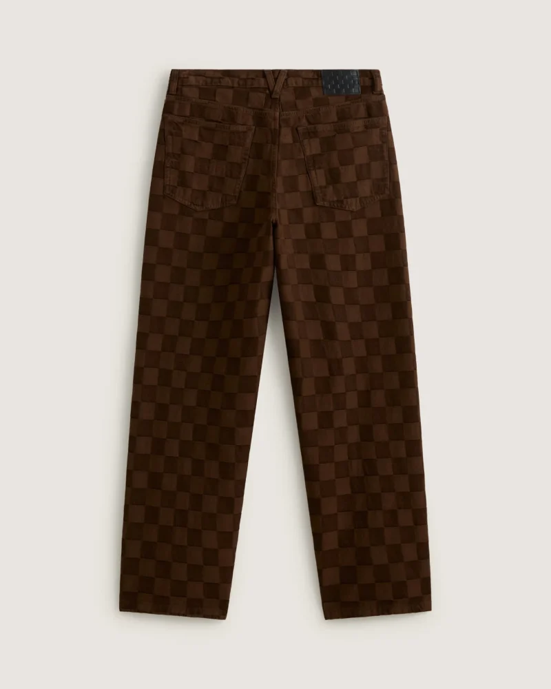 VANS - מכנס ג'ינס ארוך Check-5 Baggy – V00PQH3N1 – demitasse – 1
