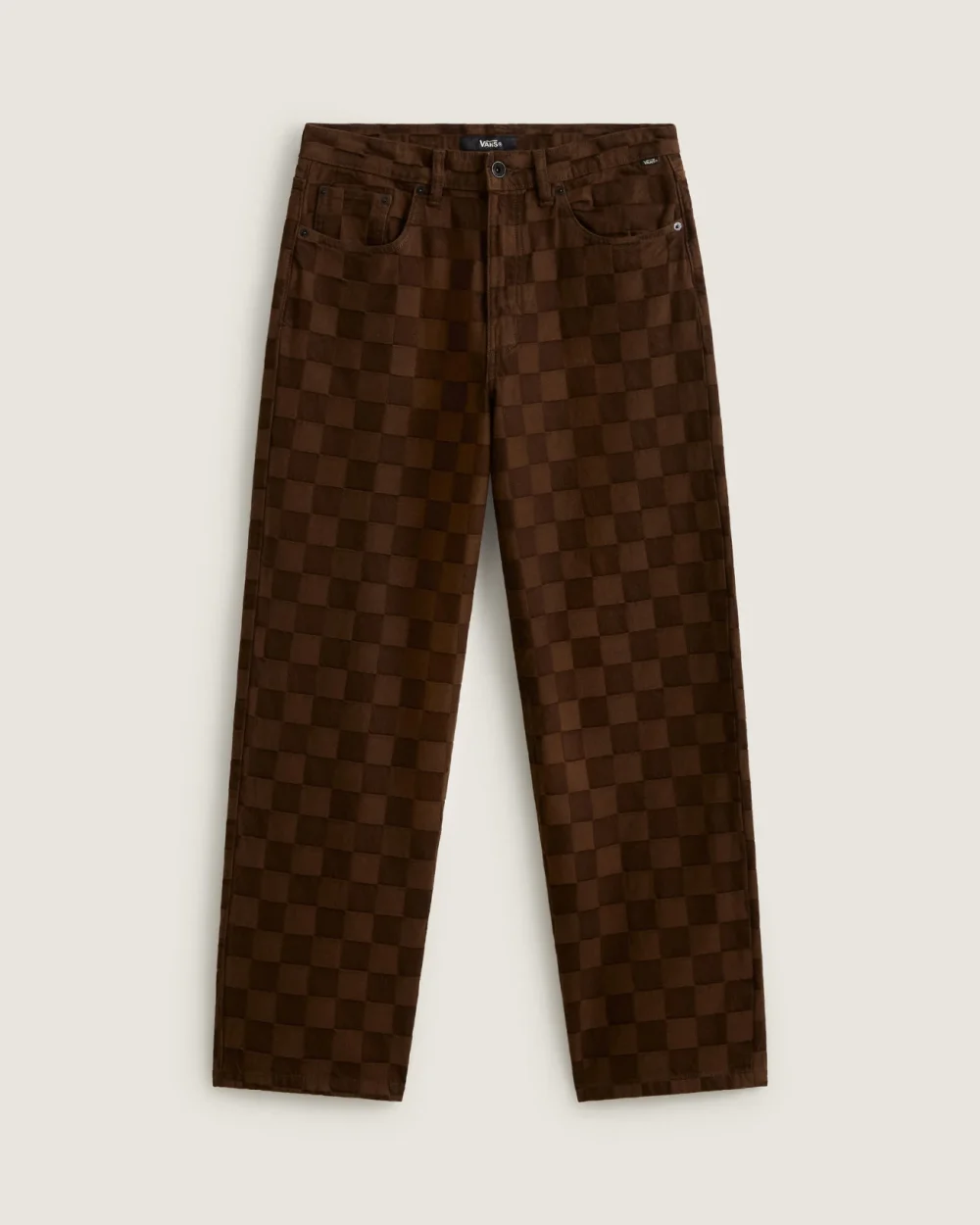 VANS - מכנס ג'ינס ארוך Check-5 Baggy – V00PQH3N1 – demitasse – 1