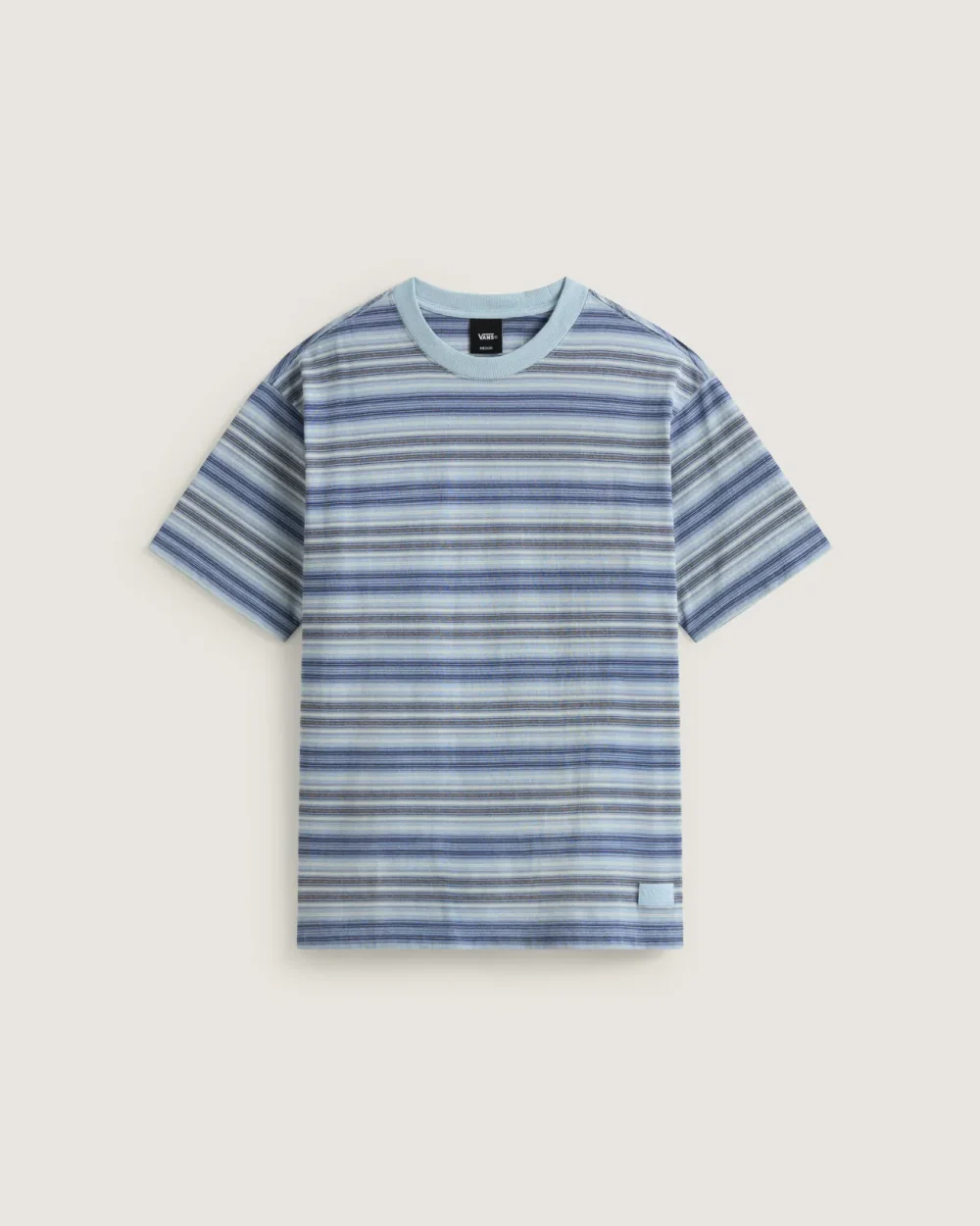 VANS - חולצת טי קצרה Ringer Striped Knit – V00U59H90 – soft-slate – 1