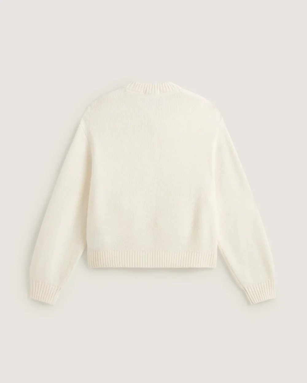 VANS - קרדיגן Teddy Round Neck – V00UCPC9F – egret – 1