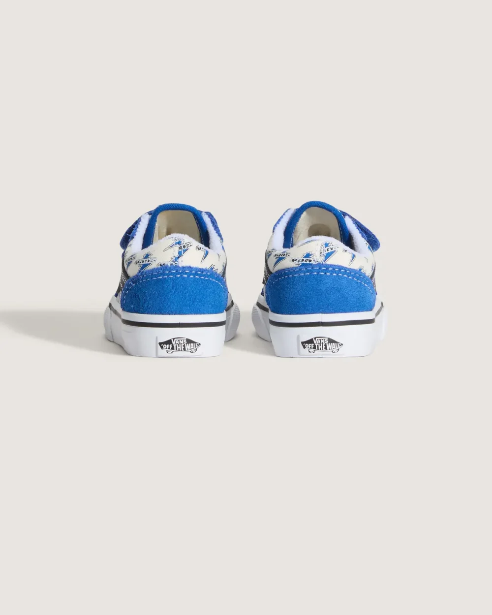 VANS - נעלי סניקרס לילדים Old Skool V (גיל 1-4) – V00VB20FG – classic-blue-true-white – 3