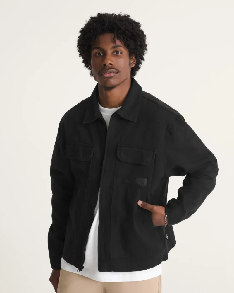 VANS - ג'קט McAvoy II Zip Station – V00W50BLK – black – 2