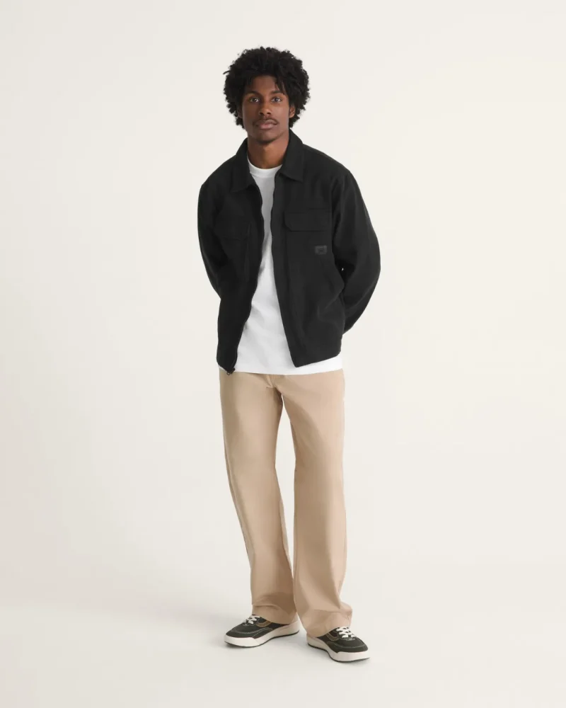 VANS - ג'קט McAvoy II Zip Station – V00W50BLK – black – 4