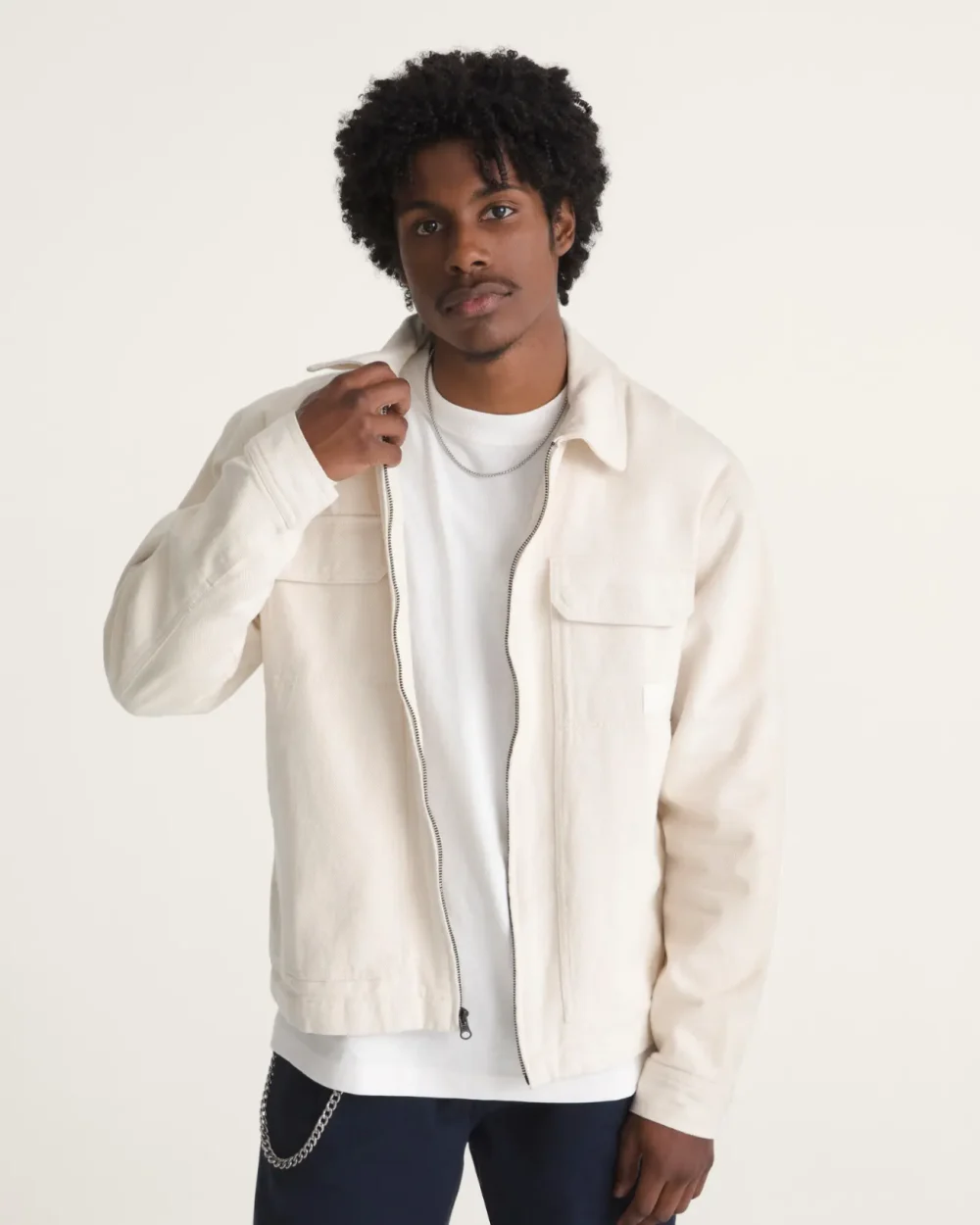 VANS - ג'קט McAvoy II Zip Station – V00W50GCF – natural-seed – 2