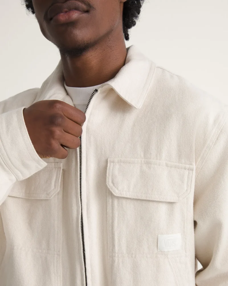 VANS - ג'קט McAvoy II Zip Station – V00W50GCF – natural-seed – 5