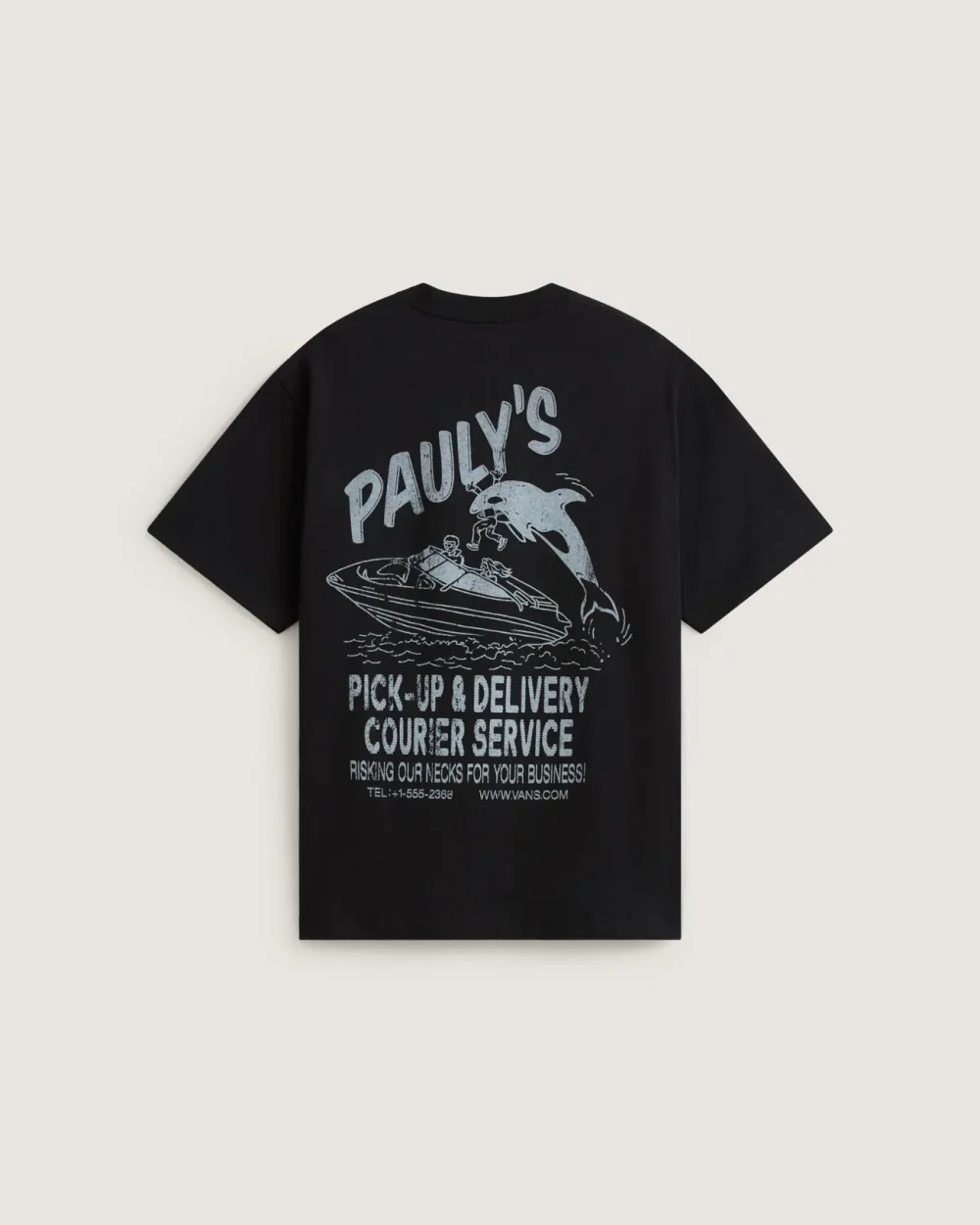 VANS - חולצת טי קצרה Pauly's Delivery – V00X27BLK – black – 1
