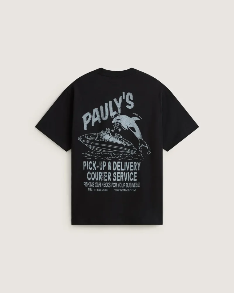 VANS - חולצת טי קצרה Pauly's Delivery – V00X27BLK – black – 1