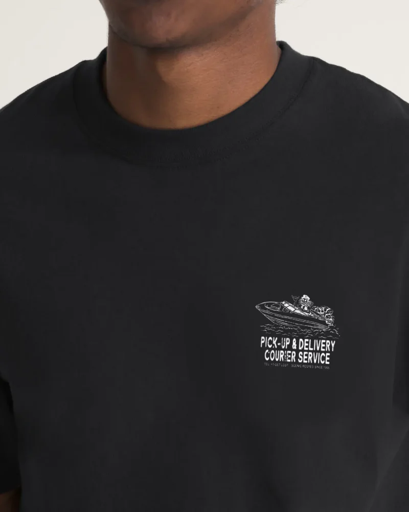 VANS - חולצת טי קצרה Pauly's Delivery – V00X27BLK – black – 4
