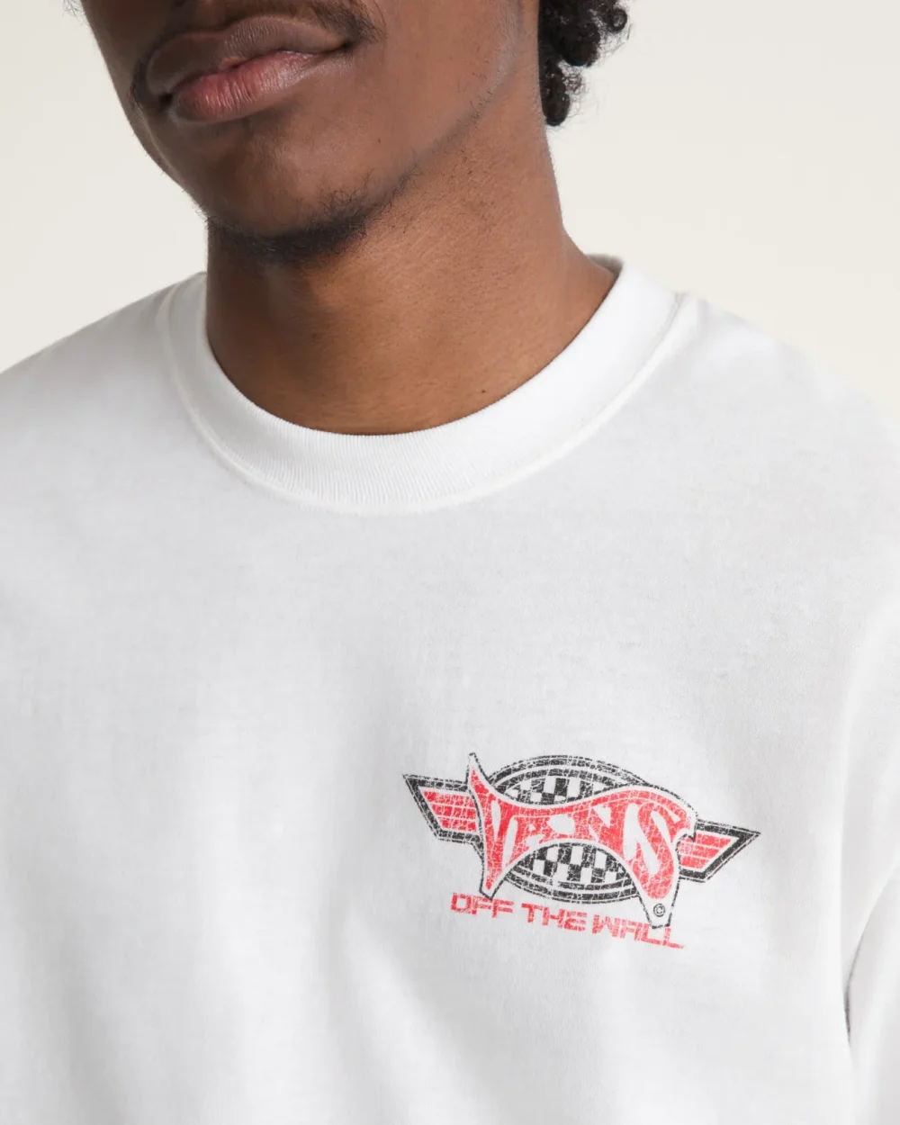 VANS - חולצת טי קצרה Faded Glory – V00X2AWHT – white – 4