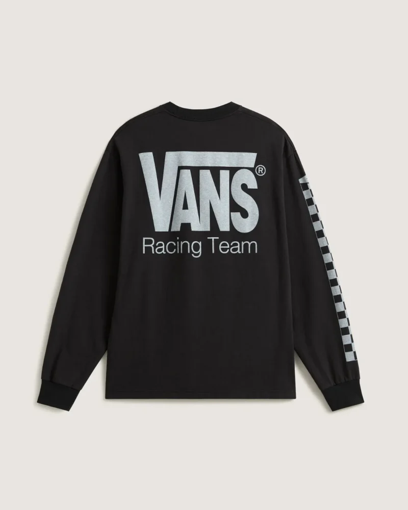 VANS - חולצת טי ארוכה Vans Racing – V00X2BBLK – black – 1