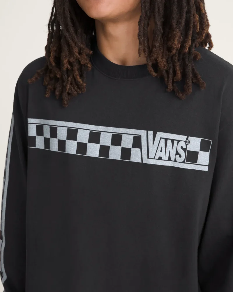 VANS - חולצת טי ארוכה Vans Racing – V00X2BBLK – black – 4