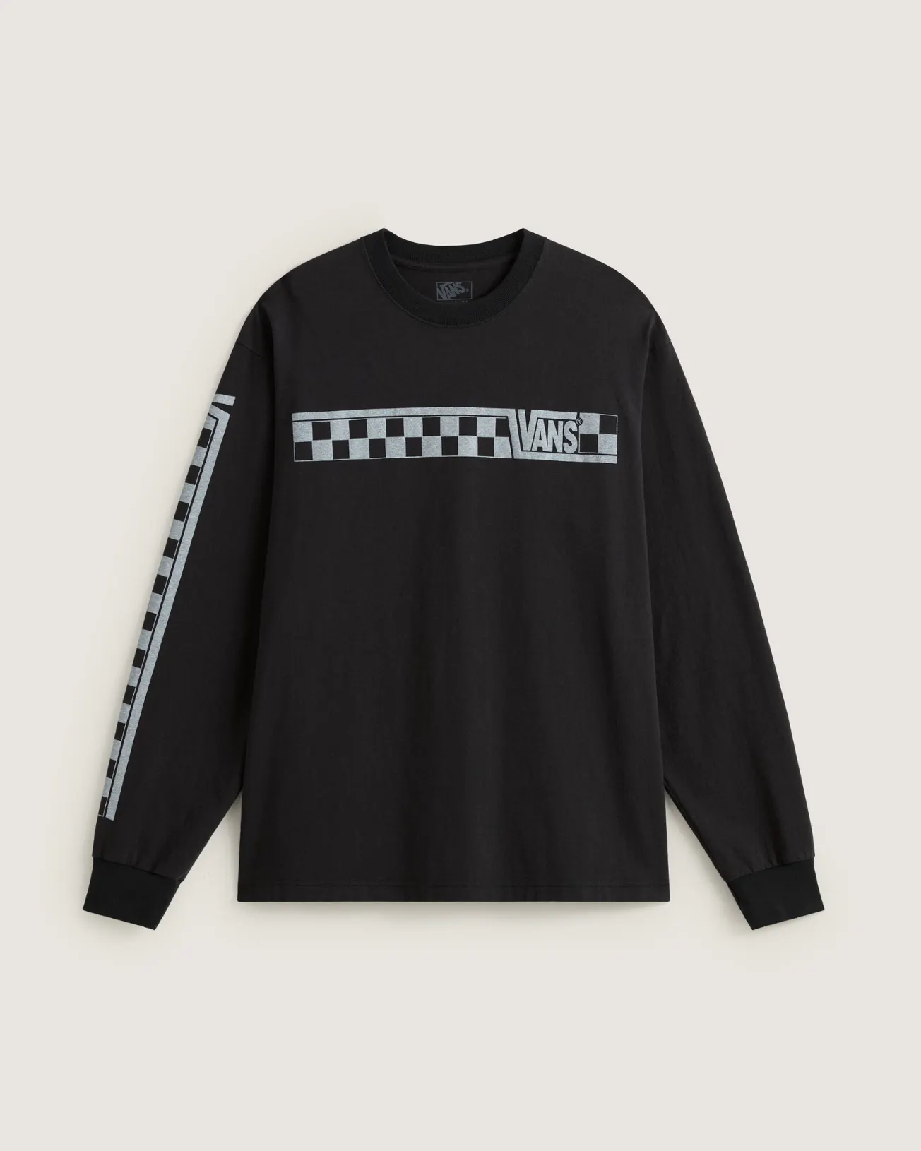 VANS - חולצת טי ארוכה Vans Racing – V00X2BBLK – black – 1