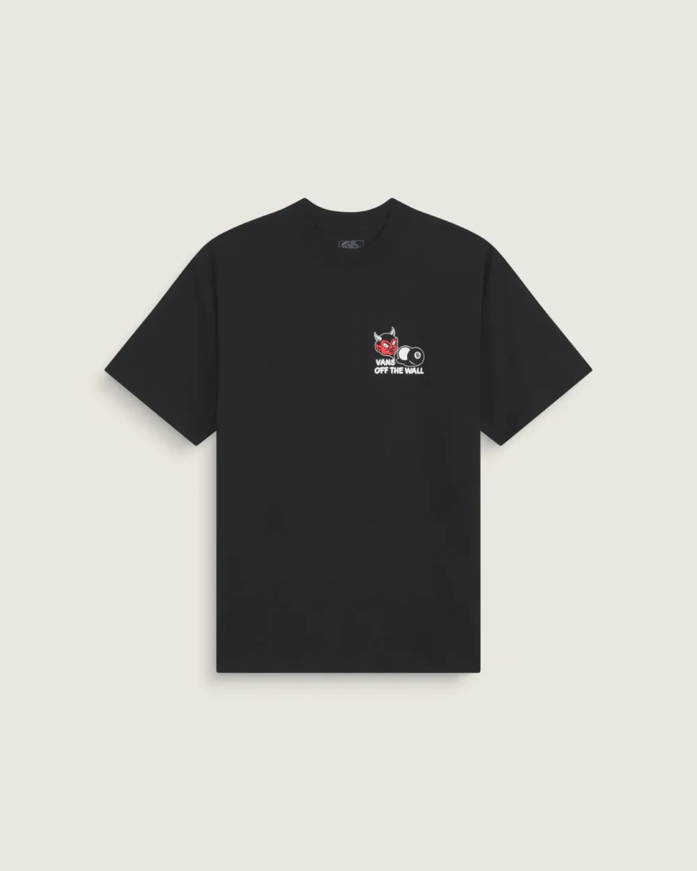 VANS - חולצת טי קצרה Old Scratch – V00X2TBLK – black – 1