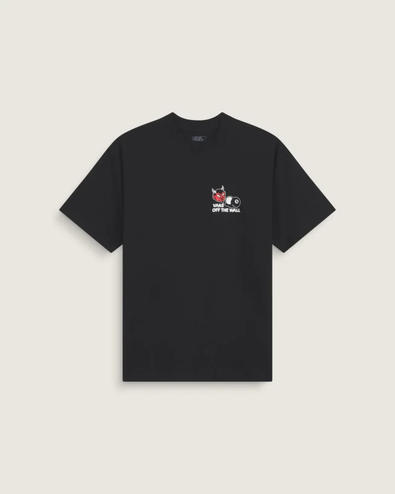 VANS - חולצת טי קצרה Old Scratch – V00X2TBLK – black – 1
