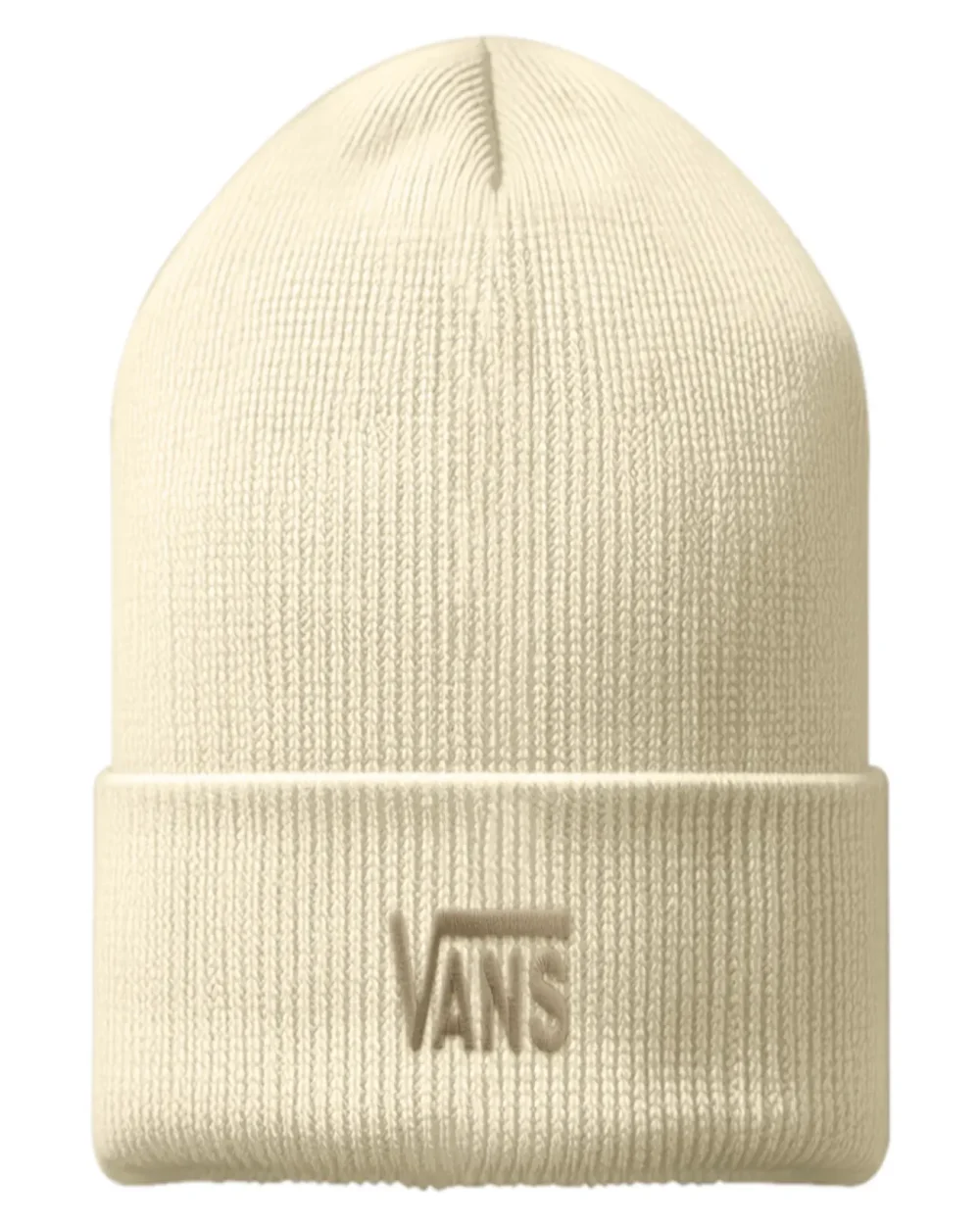 VANS - כובע גרב Stretch Logo Tall Cuff – V00X6AGRZ – almond-crisp – 1
