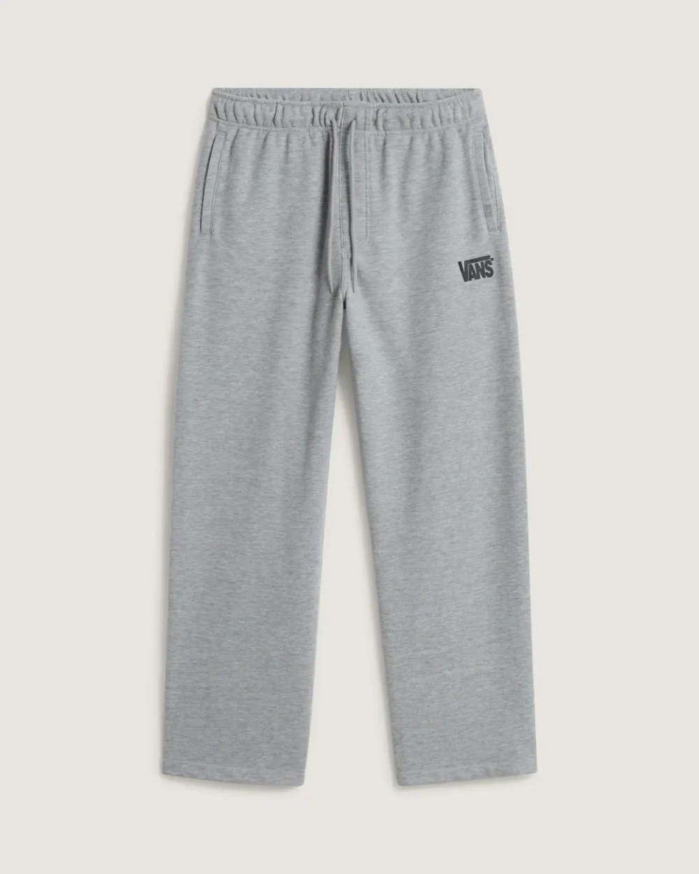 VANS - מכנס טרנינג ארוך Stretch Logo Straight – V00XEP02F – cement-heather – 1