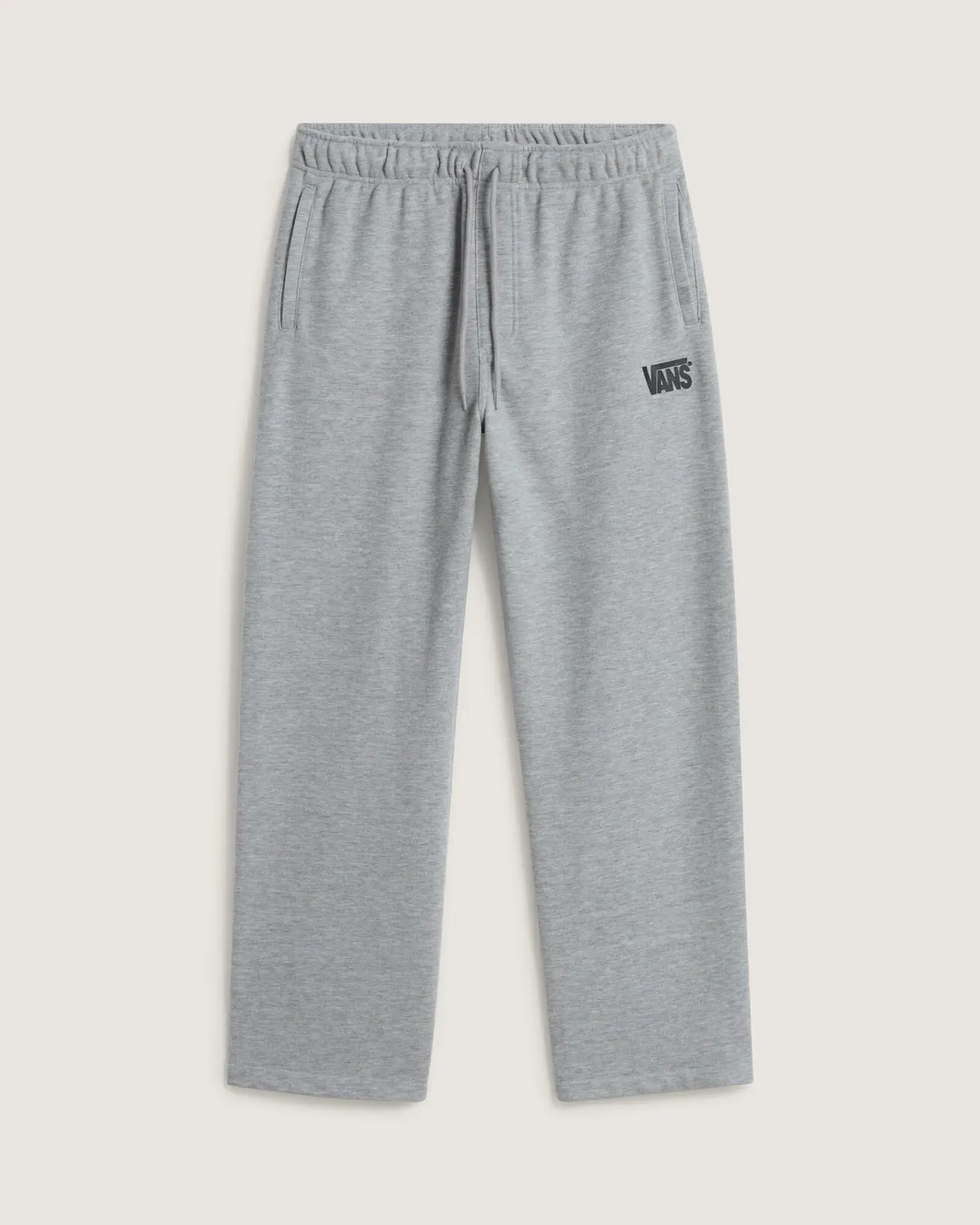 VANS - מכנס טרנינג ארוך Stretch Logo Straight – V00XEP02F – cement-heather – 1